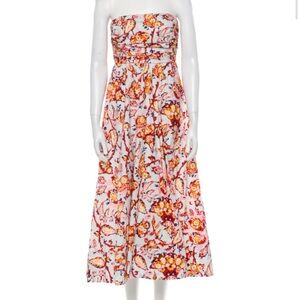 A.L.C. Strapless Floral Dress - Multicolor